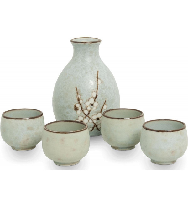 Sake Set Hana Licht Groen