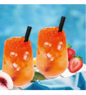 Bubble Tea - Jelly Popping Boba – Strawberry - Peach Green Tea with Jelly Popping Boba 